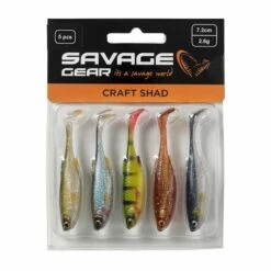 SAVAGE GEAR Craft Shads Clear Water Mix 5 St