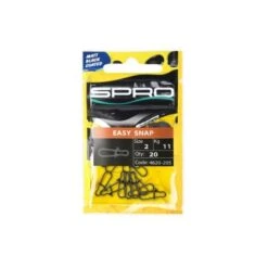 SPRO Matt Black Easy Snap