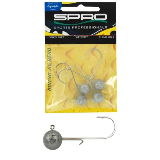 SPRO Round Jig Head 8/0 - Shad Size 11 - 13cm 4 SPRO Round Jig Head 8/0 - Shad Size 11 - 13cm - Afbeelding 2