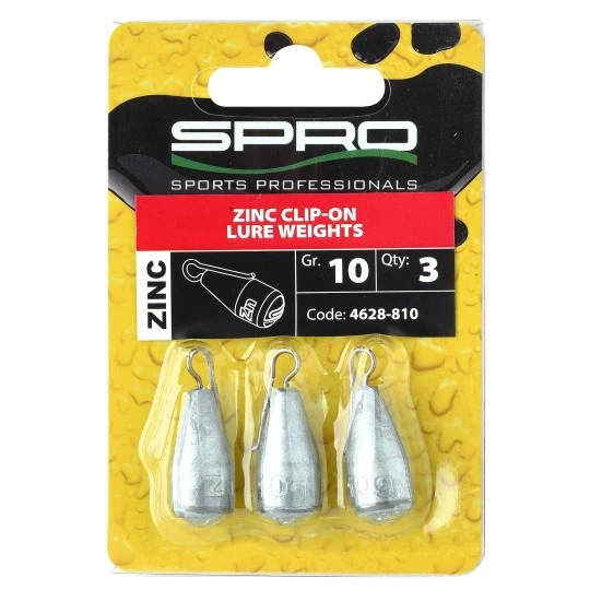 SPRO Zinc Clip-on Lure Weights 6 SPRO Zinc Clip-on Lure Weights - Afbeelding 4